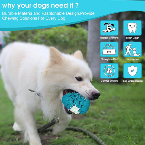 Dragon Egg Dog Toy for Aggressive Chewers - Indestructible Tough Dog Toys for Medium Large Dogs, Puppy Toys