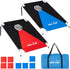 ANC POP Portable Cornhole Game Set PVC Framed Corn Holes Outdoor Game