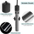 HITOP Mini Submersible Aquarium Heater, 25W 50W 100W 200W 300W for Fish Tank 1-70 Gallon