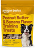 Amazon Basics Peanut Butter & Banana Flavor Training Treats for Dogs, 1