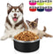 LIHONG Dog Bowls, 64oz Stainless Steel for Large Dogs, Non-Slip Rubber Bottom, Double Wall Insulated, Rustproof, Black