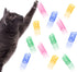30 Pack SunGrow Cat Coil Springs, Feline Entertainment for Indoor Kitten, Plastic and Woven Colorful Wire Tube, Pet