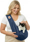 Tomkas Small Dog Sling Carrier - Zipper Pocket & Adjustable Strap &
