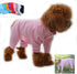 Lovelonglong Four Feet Dog Lightweight Pajamas, Pure Cotton Dog Jumpsuits T-Shirt for Large Medium Small Dogs (Pink XS)
