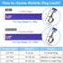 Dog Leash, Braided Rope Traction – Walking Training Lead for Medium/Large Dogs ((1/2") - 6FT, Purple)
