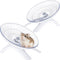 2 Pieces Hamster Wheel, Silent Exercise Wheel for Hamsters, Gerbils, Mice, Hedgehog, Guinea Pig