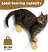 Cat Wall Steps, 11.8 Inch Wall Mounted Cat Stairs with Jute Rope Scratching Shelf (2 Pack)