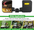 Golf Cart Side View Mirrors with Turn Signal Light - No Drilling Foldable Mirrors Compatible with Ezgo Yamaha ICON Club