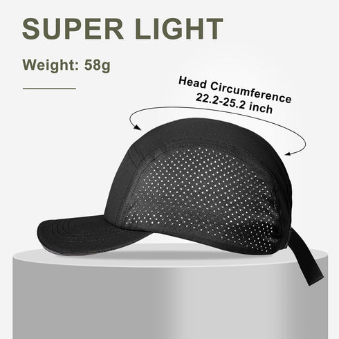 Oversize XXL Men's Quick Dry Baseball Cap, Cooling Breathable Mesh Sports Snapback Hat for Big Head