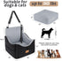 35 lbs, JOEJOY Elevated Dog Car Seat for Small/Medium Dogs up to Memory Foam Booster Seat with Detachable Washable
