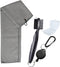 Golf Towels Set - Microfiber Waffle Design Golf Towel 16" X 24" with Hook and Loop Fastener and Retractable Brush