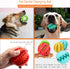 2 Pack Dog Toy Ball, Nontoxic Bite Resistant Teething Toys for Small/Medium/Large Dogs and Puppies, Chew Tooth Cleaning