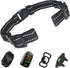 Replacement Collar Strap for Shock Collar, Adjustable Reflective Nylon Collar Strap for Dog Training Bark Collar E