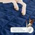 Waterproof Dog Couch Cover, Anti-Slip Bed Blanket for Furniture, Washable Protector Cover for Pet, Navy Blue (30" x 70")