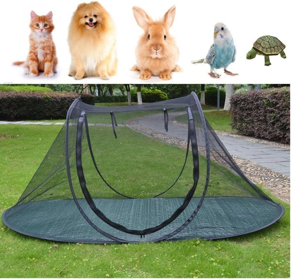 Pet Camping Tent Playpens Cage for Dogs Cats - Indoor/Outdoor Play Tent Shelter