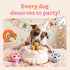 WOOF Party Pupsicle - Long-Lasting Interactive Dog Toys for Boredom - Low-Mess Design - Birthday Gifts for Dogs - Large