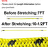 316 (1, 7 Single Hook Bungee Dock Lines Heavy-Duty Elastic Mooring Ropes for Boats, PWCs & Kayaks | Adjustable PVC