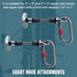 Juglok 2pcs 2"x2" 3"x3" (1/2" 1" Power Rack Attachments,Fits & Frames & Holes) ,Squat Rack Attachments for Strength