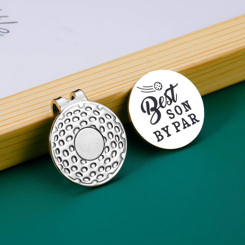 Golf Ball Marker Hat Clip, Son Gifts from Mom Dad, Birthday Gifts for Men Golf Lovers, Christmas Stocking Stuffers