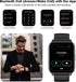 Smart Watch for Men Women, 1.91'' Big Font No App/Phone Required, Fitness Tracker with Bluetooth Call, Heart Rate