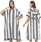 Men Women Hooded Towel Changing Wearable Cloth Swimsuit Bikini Coverup Dry Robe