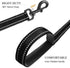 Short Dog Leash,3 Sizes Nylon Short Traffic Leash with Padded Handle,Dog Short Training Leash with Highly Reflective Threads for Small Medium Large Dogs