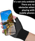 Hariendny Lightweight Men and Women Half-Finger Slip Breathable Fingerless Work Gloves, Fingerless Work Gloves