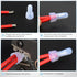 300PCS CE1 22-16 Nilight Closed End Crimp Terminal Gauge Nylon Insulated Closed End Wire Cap Wire Connectors Crimp Cap