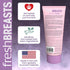 Set 3.4oz .07oz (15 pack) FRESH BREASTS - Anti Chafing Deodorant Lotion to Powder for Women, + On-The-Go Travel Size