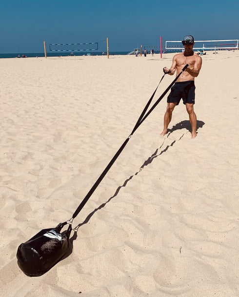 Resistance Training Sled Kit - Weight Sled Harness & Handles for Extreme Workouts, Burn 3X Calories