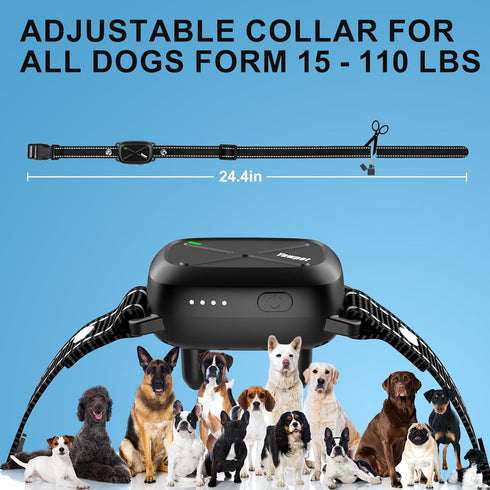 Dog Shock Collar with Remote, Electric Dog Training Collar, Rechargeable E-Collar with 4 Training Modes, Security Lock