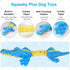 Homounter Dog Toys Cute Crocodile Squeaky Plush Pet Toy for Small to Large Breeds Interactive Chew Toy with Whistle