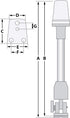 Shoreline Marine All-Round Fold Down Stern Light