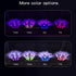 Soft Silica Gel Aquarium Decorations, Glow in The Dark Coral Ornaments for Fish Tank Decorations (Blue, Sunflower)