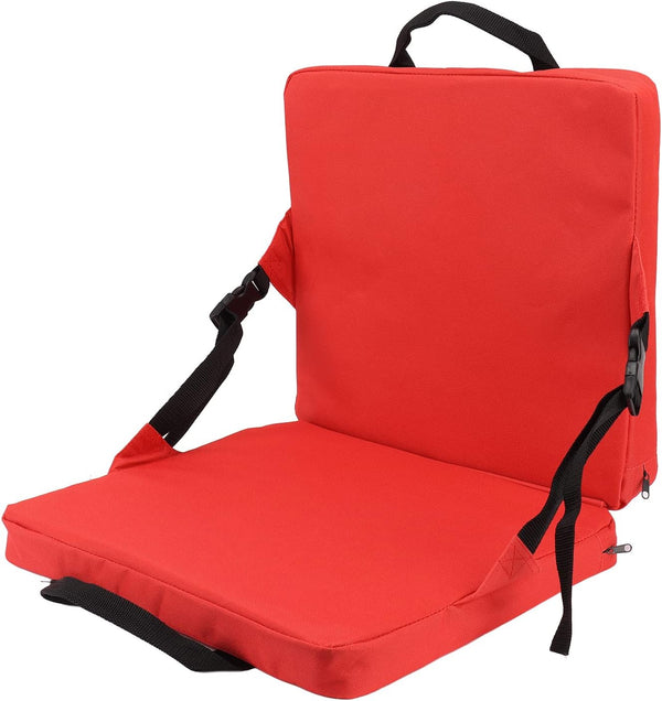 Portable Stadium Seat Cushion Foldable Stadium Seats Lightweight Padded Seat with Backrest