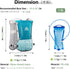JEELAD Hydration Vest Backpack for Running, BPA-Free Leak-Proof Water Bottles for Marathon, Biking, Hiking, Cycling