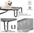 pettycare Elevated Outdoor Dog Bed, Waterproof Raised Bed for Large Dogs, Easy to Assemble, Grey