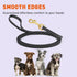 Viper Biothane Working Tracking Lead Leash, Long Line for Dogs, Black, 1/2" x 15ft