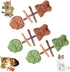 Generic 3PCS Creative Fish Bone Cat Toy,Purrident - Fix Your Cats Dental Health,