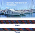 Obcursco Bungee Dock Lines for Boat, Docking Rope with Stainless Steel Clips, Sets of Two (4ft & 6ft)