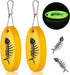 Yaomiao Floating Keychain - Oval Shaped Foam Floating Key Ring, Glow in the Dark for Fishing Outdoor Use
