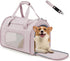 Soft Pet Carrier for Cats and Dogs, Airline Approved Travel Carrier for Pets Up to 20lbs, Collapsible Design (Pink)