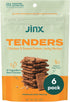 Jinx Tenders Soft Jerky Natural Dog Treats - 5 oz. Bags, 6-Pack - Low-Calorie, No Fillers, Real Chicken & Sweet Potato