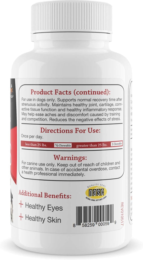 Hyalogic Pro Advanced HyaFlex for Dogs - Joint Support Supplement, 30 Beef Flavored Wafers