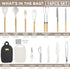 Portable Kitchen Cooking Utensils Set - Camping Gear Must-Have Supplies for Outdoor BBQ, Grill, Picnic, Hiking