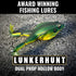 LUNKERHUNT Frog Bait for Bass Fishing, Soft Hollow Body Weedless Frog Lure with Sharp Hooks
