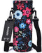 AMARY 1000ML Neoprene Water Bottle Carrier Bag with Adjustable Shoulder Strap,Insulated Water
