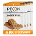 4-Pack Backpacking Packs Peak Refuel Cookie Bites | Freeze Dried and Camping Food | Tasty Trail Treat | High Protein