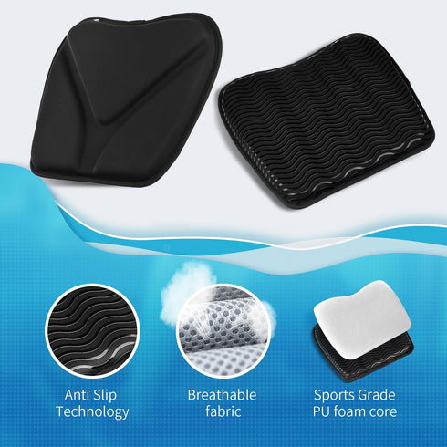 Hornet Watersports Thick Kayak Seat Cushion, Ideal Gel Pad for Kayak Fishing Accessories, Kayak Accessories for Men and