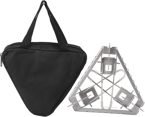 Foldable Gas Stove Pot Rack, Outdoor Stove Bracket, Camping Pot Stand, Foldable Triangle Stand for Cooking